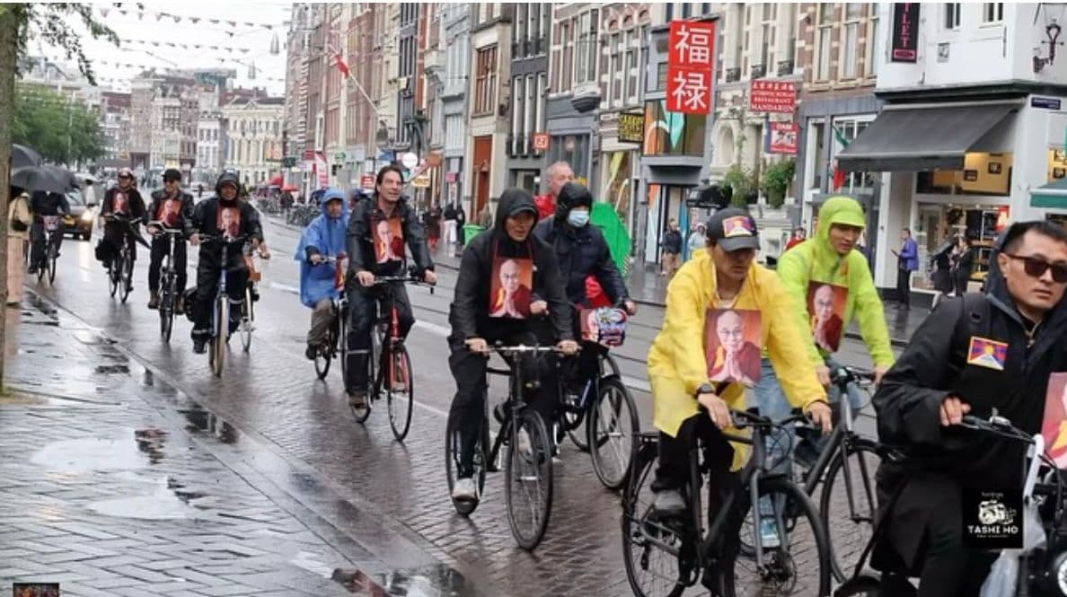 Peace Cycle Rally on 90th Birthday of H.H the 14th Dalai Lama